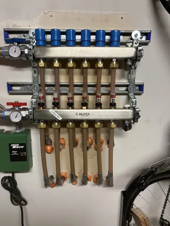 Plumber performing Leak Detection at a residential property in Hideaway